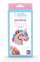 Kit diamond mosaic sticker : licorne