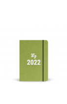 Agenda 2022 semainier - poche a6 souple - matcha