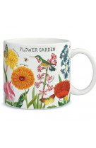 Grande tasse ceramique fleurs du jardin
