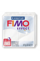 Fimo effect 57 g blanc transparent