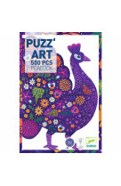 Puzz-art 500 pcs - peacock