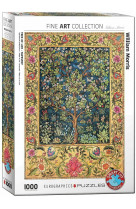 1000p william morris - arbre de vie (tapisserie)