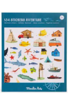 154 stickers aventure