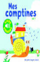 Mes comptines - vol01 - 6 images a regarder, 6 comptines a ecouter