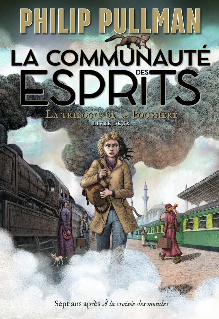 LA TRILOGIE DE LA POUSSIERE - T02 - LA COMMUNAUTE DES ESPRITS - Philip Pullman, Chris Wormell, Jean Esch - GALLIMARD JEUNE