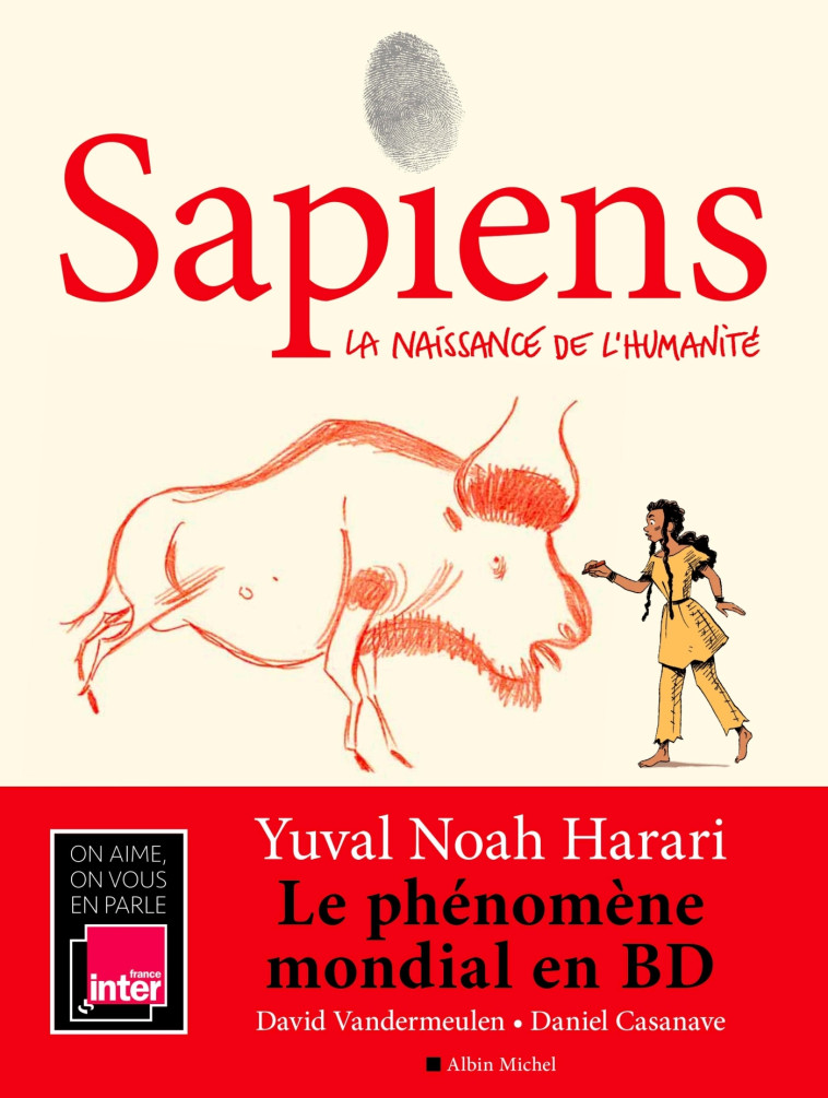 Sapiens - tome 1 (BD) - Yuval Noah Harari, David Vandermeulen, Daniel Casanave - ALBIN MICHEL