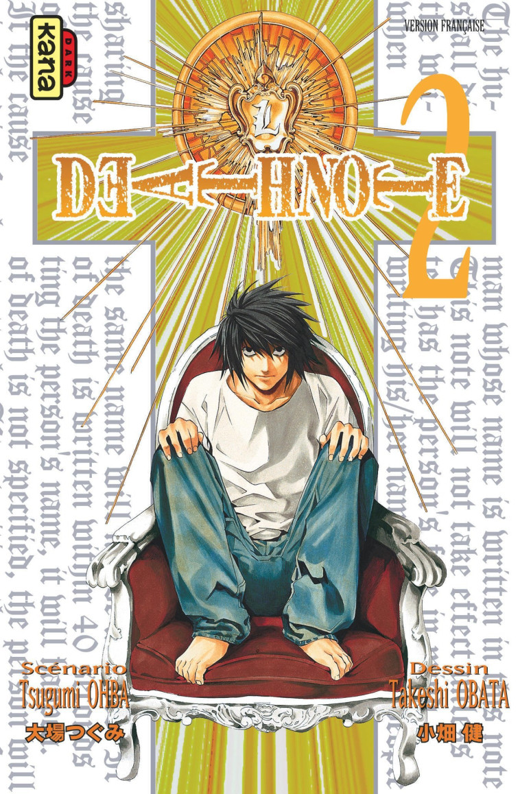 Death Note - Tome 2 - Tsugumi Ohba Tsugumi Ohba, Takeshi Obata Takeshi Obata - KANA