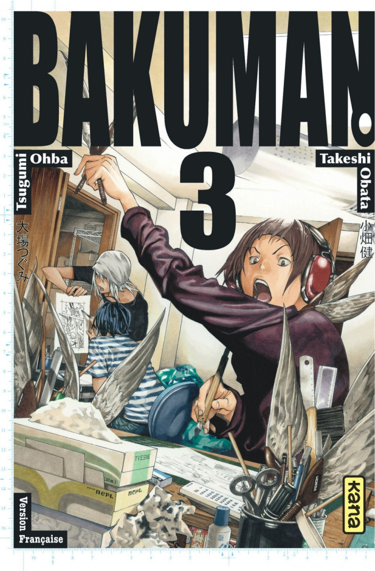 Bakuman - Tome 3 - Takeshi Obata Takeshi Obata, Tsugumi Ohba Tsugumi Ohba,  Takeshi Obata,  Tsugumi Ohba - KANA