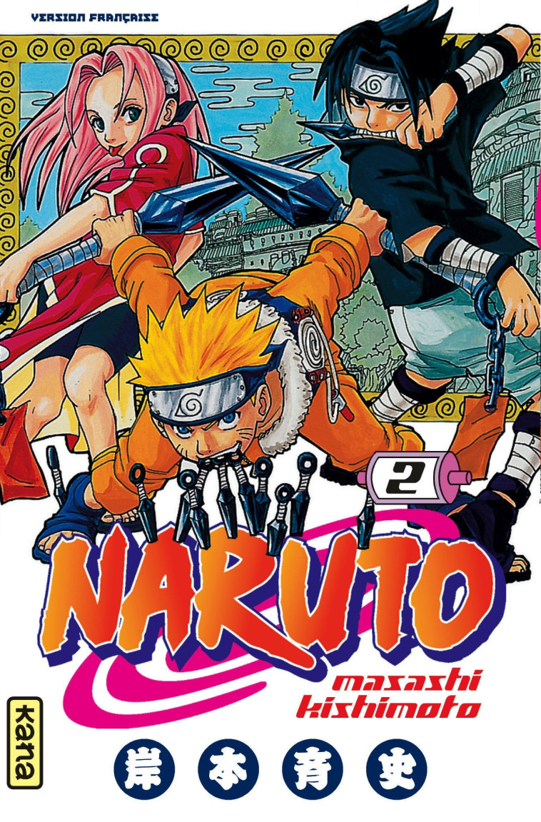 NARUTO - TOME 2 AVEC STICKER EURO - Masashi Kishimoto Masashi Kishimoto - KANA