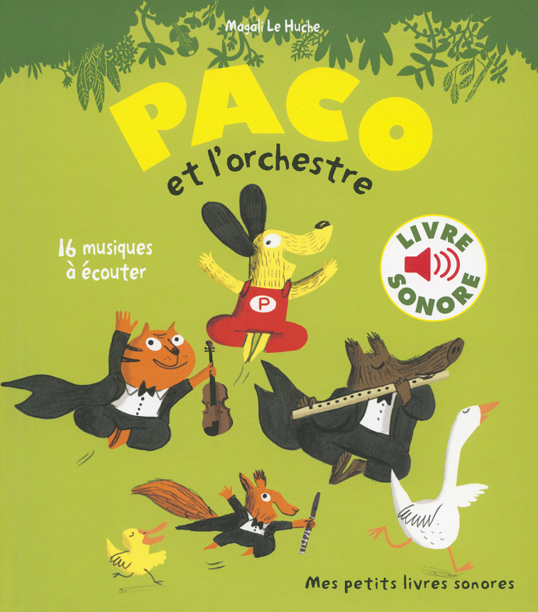 PACO ET L-ORCHESTRE - 16 MUSIQUES A ECOUTER - Magali Le Huche - GALLIMARD JEUNE