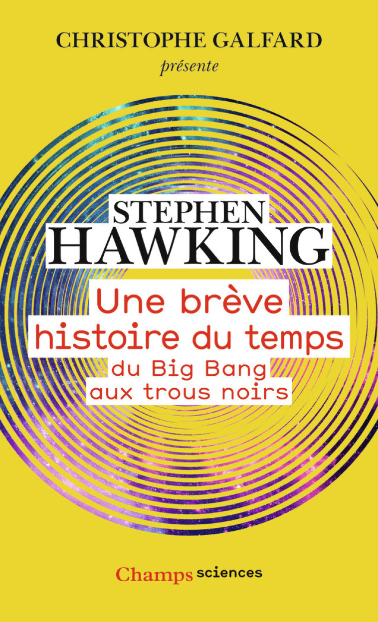 UNE BREVE HISTOIRE DU TEMPS - DU BIG BANG AUX TROUS NOIRS - Stephen Hawking, Christophe Galfard, Isabelle Naddeo-Souriau - FLAMMARION