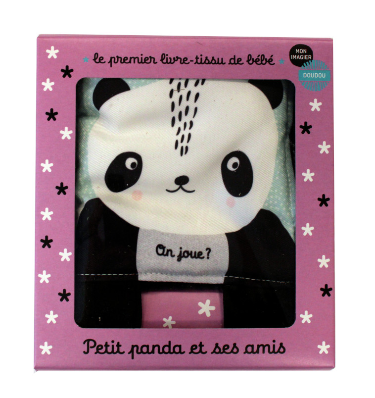 MON IMAGIER DOUDOU - PETIT PANDA ET SES AMIS - LE PREMIER LIVRE EN TISSU DE BEBE - Surya Sajnani - CASTERMAN