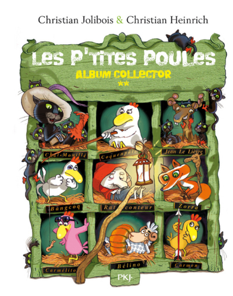 Les P'tites Poules - Album collector T02 (tomes 5 à 8) - Christian Jolibois, Christian Heinrich - POCKET JEUNESSE