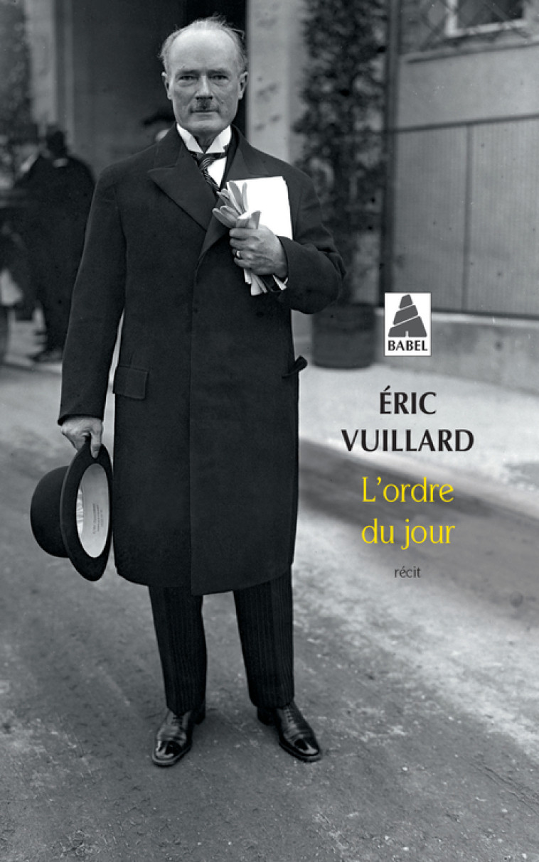 L-ORDRE DU JOUR - Éric Vuillard - ACTES SUD