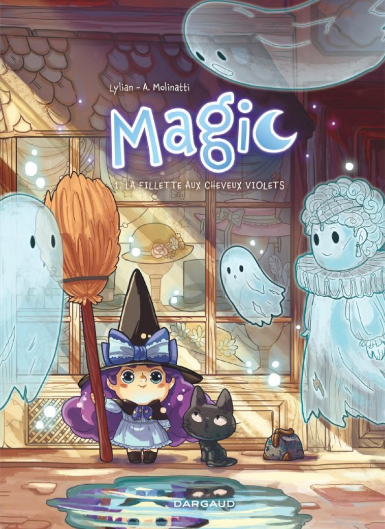 MAGIC - TOME 1 - LA FILLETTE AUX CHEVEUX VIOLETS - Molinatti Audrey Molinatti Audrey, Lylian Lylian,  Molinatti Audrey,  LYLIAN - DARGAUD