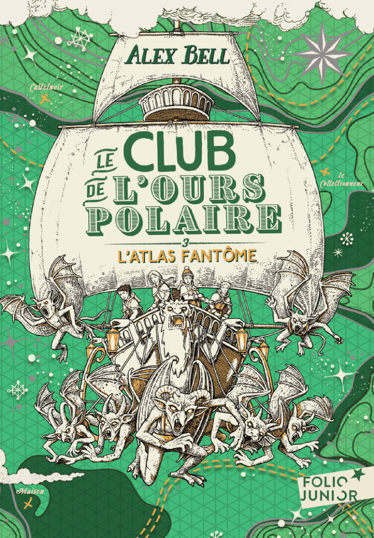 LE CLUB DE L-OURS POLAIRE - VOL03 - L-ATLAS FANTOME - Alex BELL, Tomislav Tomic, Faustina Fiore - GALLIMARD JEUNE