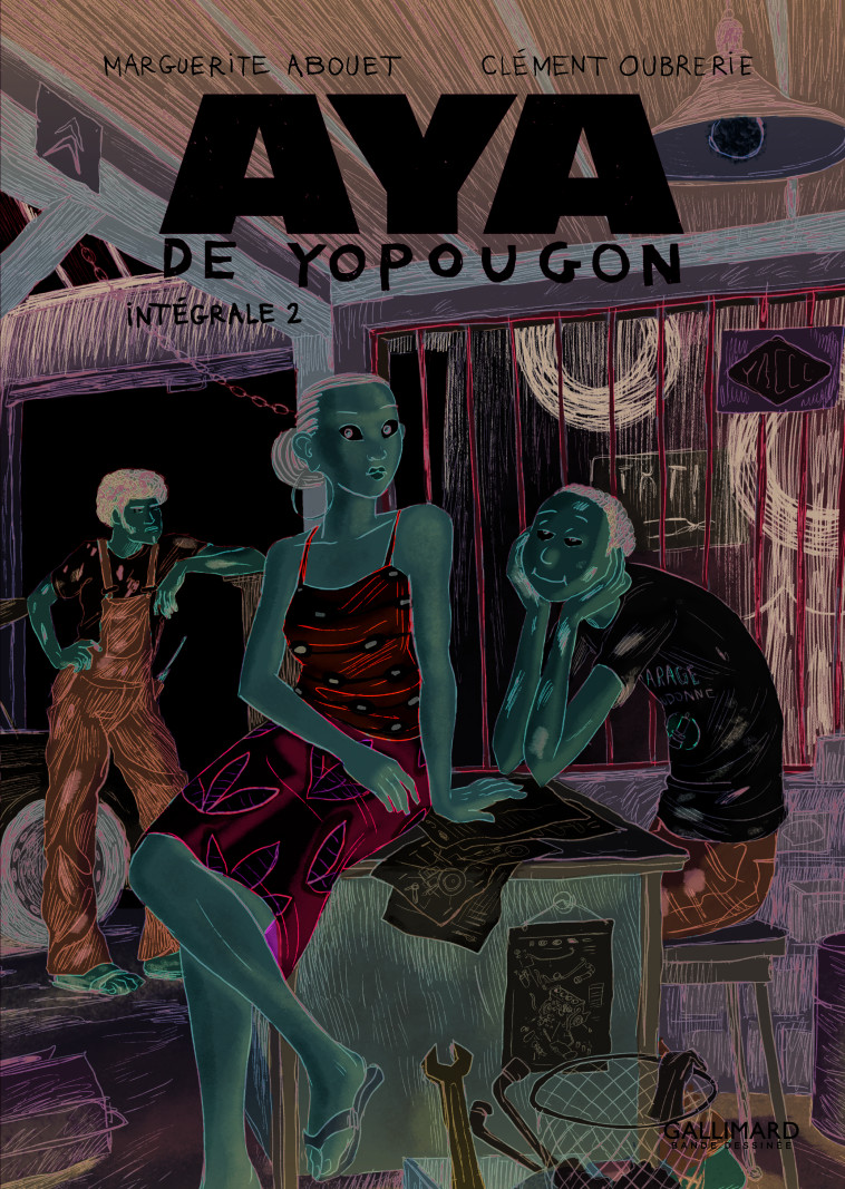 AYA DE YOPOUGON - VOL02 - L-INTEGRALE - Marguerite Abouet, Clément Oubrerie - GALLIMARD BD