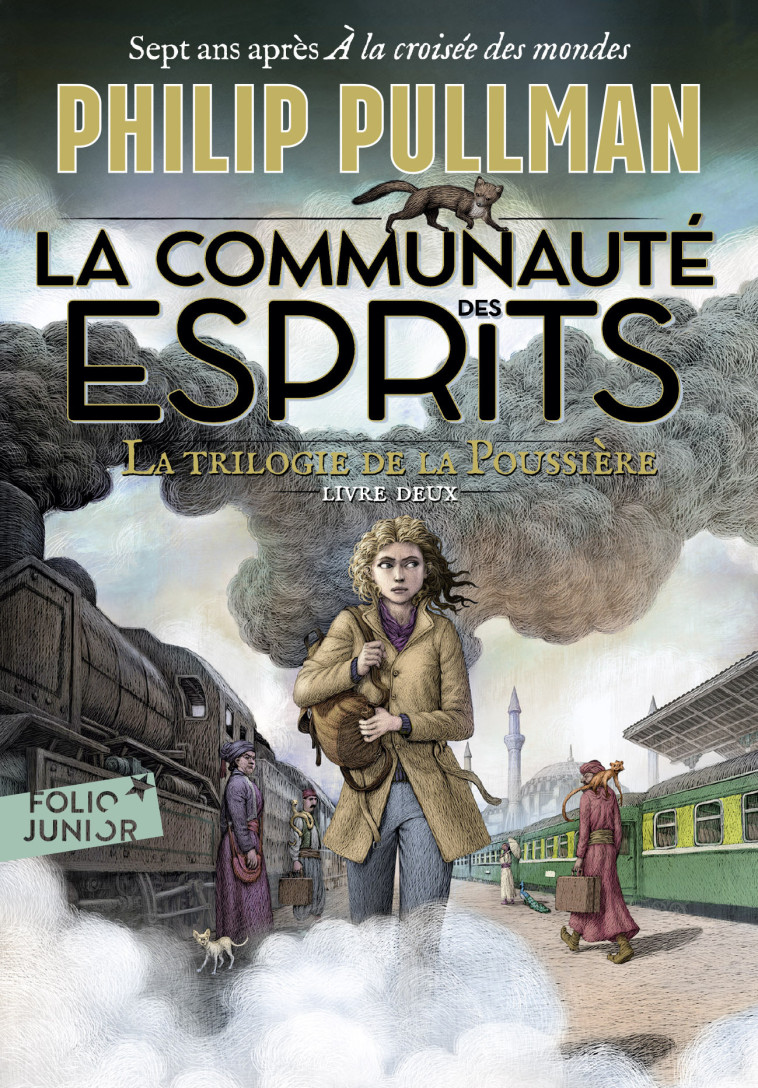 LA TRILOGIE DE LA POUSSIERE - T02 - LA COMMUNAUTE DES ESPRITS - Philip Pullman, Chris Wormell, Jean Esch - GALLIMARD JEUNE