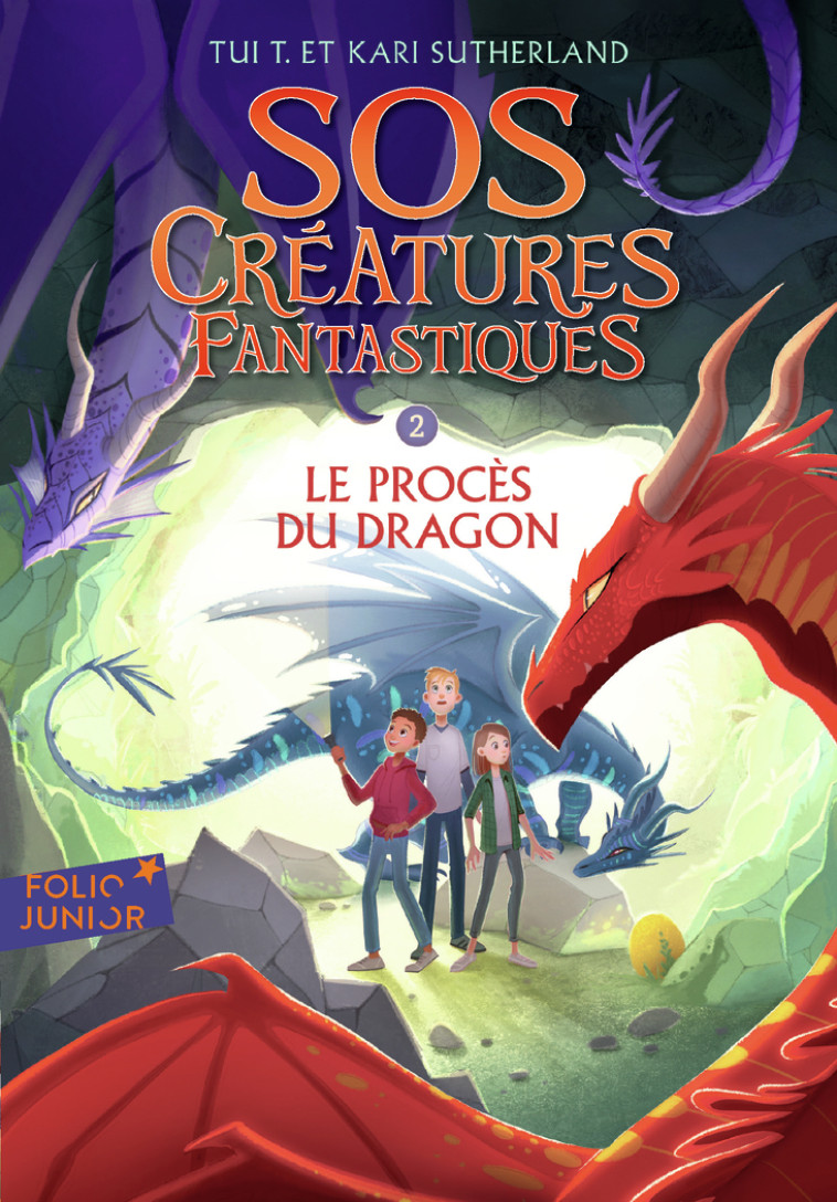 SOS CREATURES FANTASTIQUES - VOL02 - LE PROCES DU DRAGON - Tui T. Sutherland, Kari Sutherland, Vanessa Rubio-Barreau - GALLIMARD JEUNE