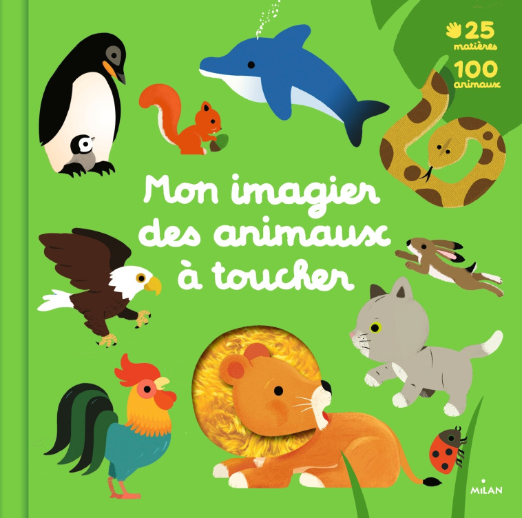 Mon grand imagier des animaux à toucher - Xavier Deneux, Emmanuel Ristord, Julie Mercier - MILAN