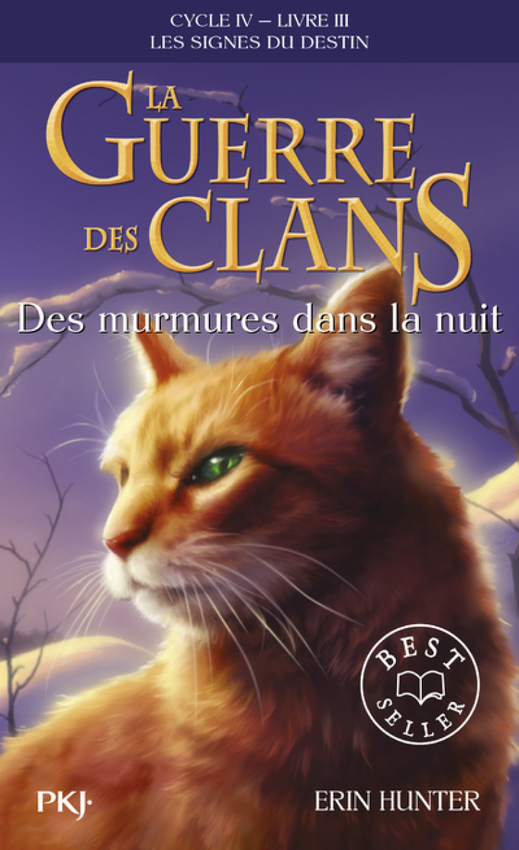 LA GUERRE DES CLANS - CYCLE IV - LIVRE 3 DES MURMURES DANS LA NUIT - VOL21 - Erin Hunter, Aude Carlier - POCKET JEUNESSE