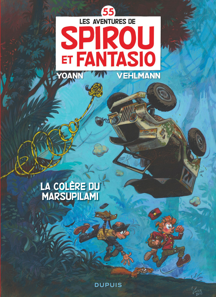 SPIROU ET FANTASIO - TOME 55 - LA COLERE DU MARSUPILAMI - Vehlmann Fabien Vehlmann Fabien, Yoann Yoann - DUPUIS