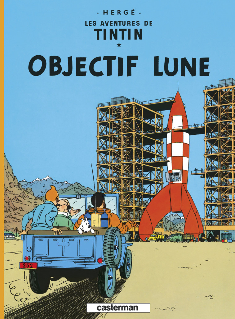 TINTIN - T16 - OBJECTIF LUNE -  Herge - CASTERMAN