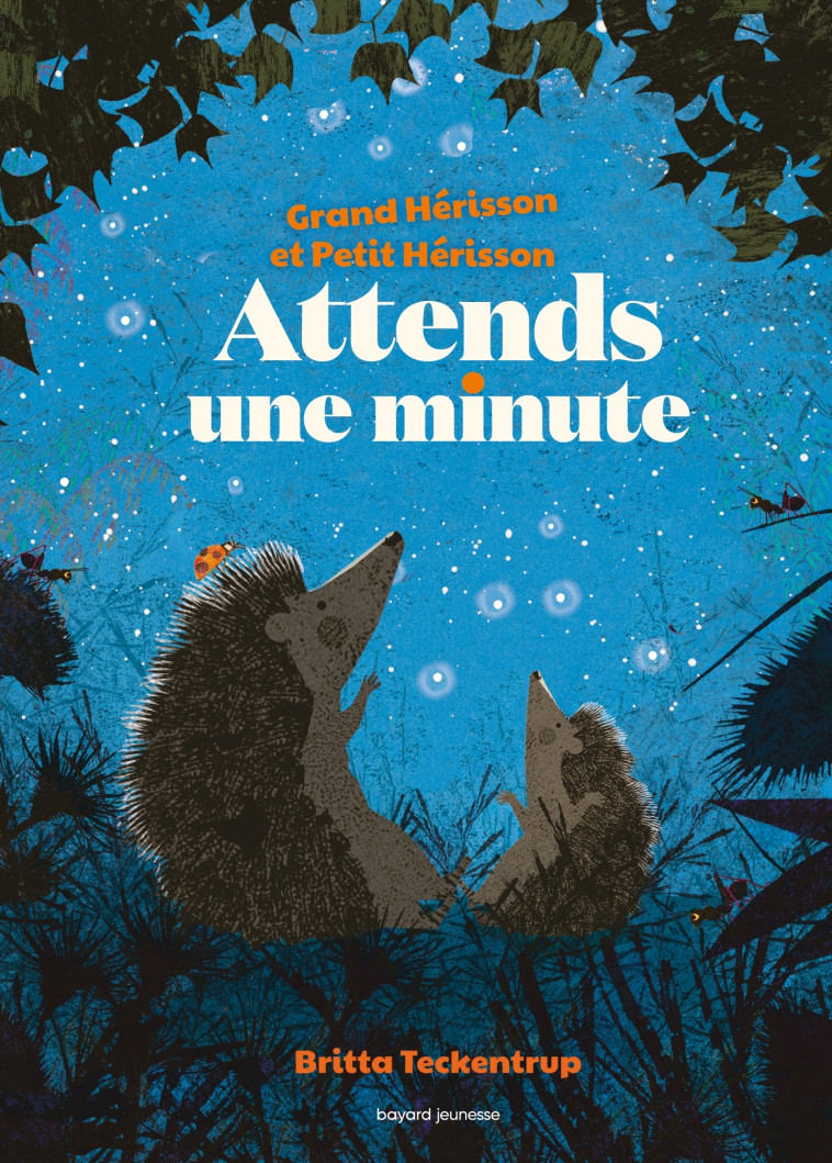 ATTENDS UNE MINUTE (GRAND HERISSON ET PETIT HERISSON) - Britta Teckentrup, Anne Bideault - BAYARD JEUNESSE