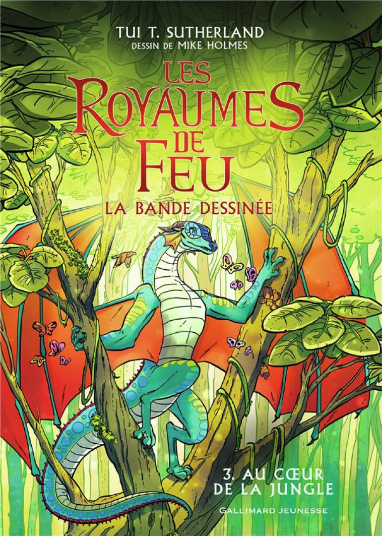 BANDE DESSINEE - LES ROYAUMES DE FEU - VOL03 - EN BANDE DESSINEE-AU COEUR DE LA JUNGLE - SUTHERLAND TUI T. - GALLIMARD