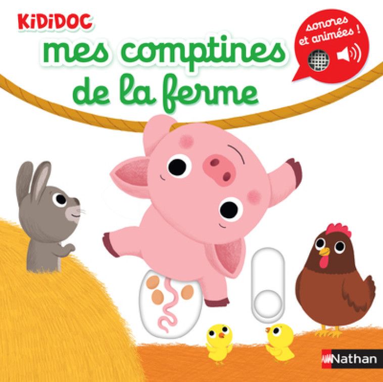 Mes comptines de la ferme - Morgane Raoux, Nathalie Choux - NATHAN