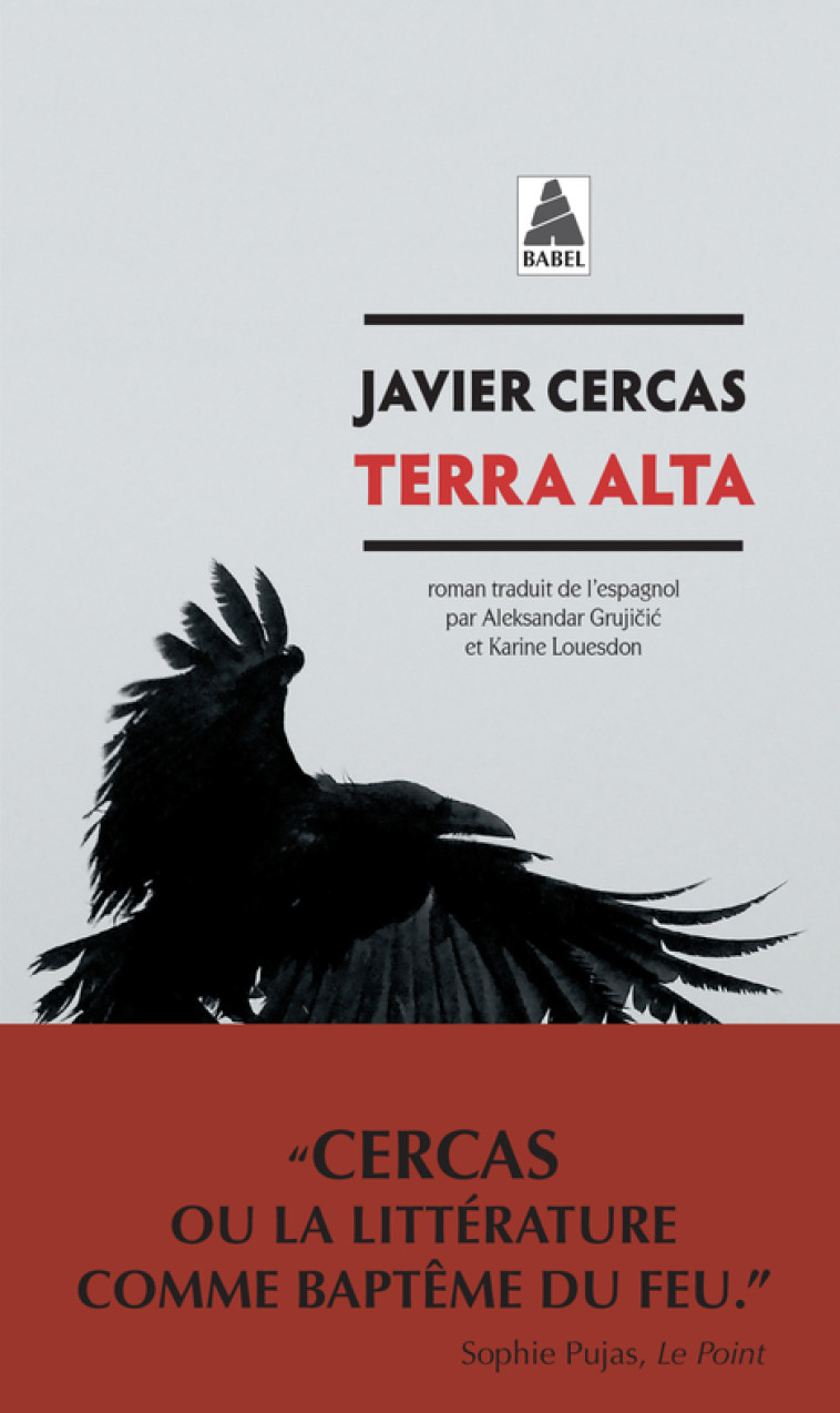 Terra Alta - Javier Cercas, Aleksandar Grujicic, Karine Louesdon - ACTES SUD