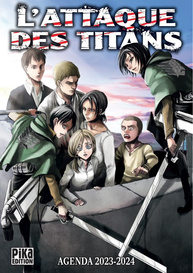 L-ATTAQUE DES TITANS - AGENDA SCOLAIRE 2023-2024 - AGENDA L-ATTAQUE DES TITANS 2023-2024 - Hajime Isayama - PIKA