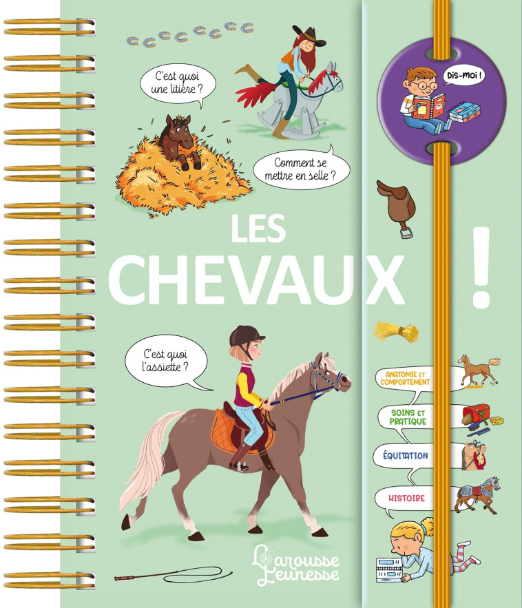 DIS-MOI ! LES CHEVAUX - Emilie Gillet - LAROUSSE