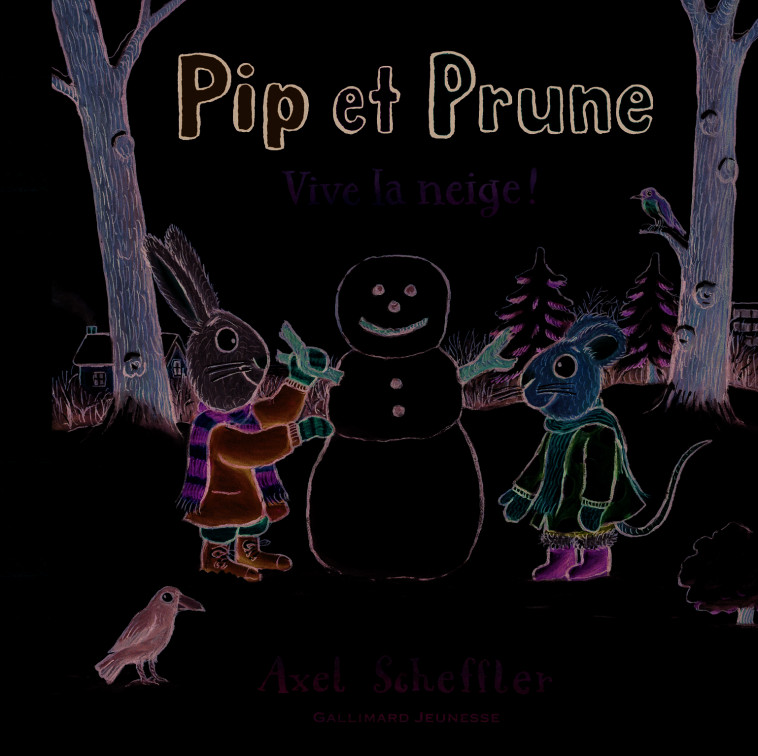 Pip et Prune : Vive la neige ! - Axel Scheffler - GALLIMARD JEUNE