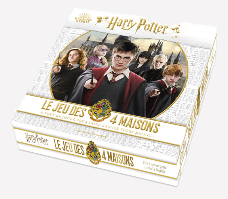 HARRY POTTER - HARRY POTTER - LE JEU DES 4 MAISONS - A VOUS DE JOUER POUR FAIRE GAGNER VOTRE MAISON -  Collectif - GALLIMARD JEUNE