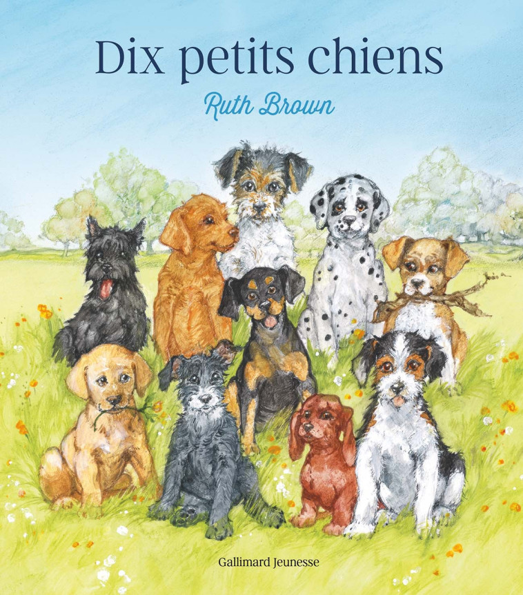 DIX PETITS CHIENS - Ruth Brown,  Gallimard Jeunesse - GALLIMARD JEUNE