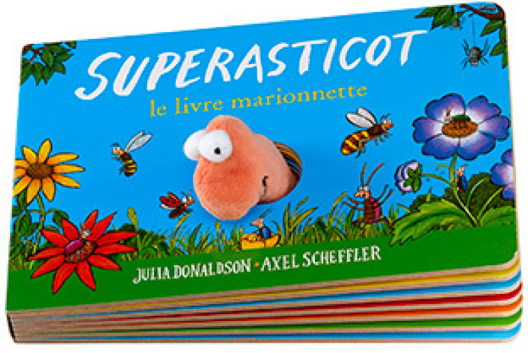 SUPERASTICOT, LE LIVRE MARIONNETTE - Julia Donaldson, Axel Scheffler,  Gallimard Jeunesse - GALLIMARD JEUNE