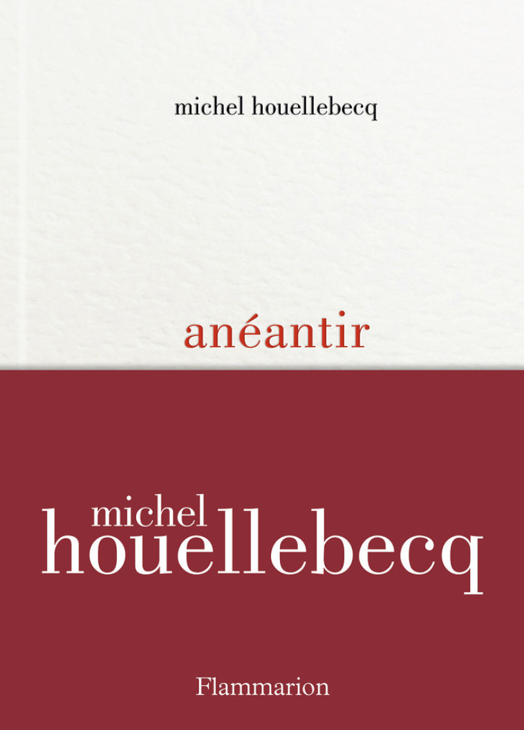 ANEANTIR - Michel Houellebecq - FLAMMARION