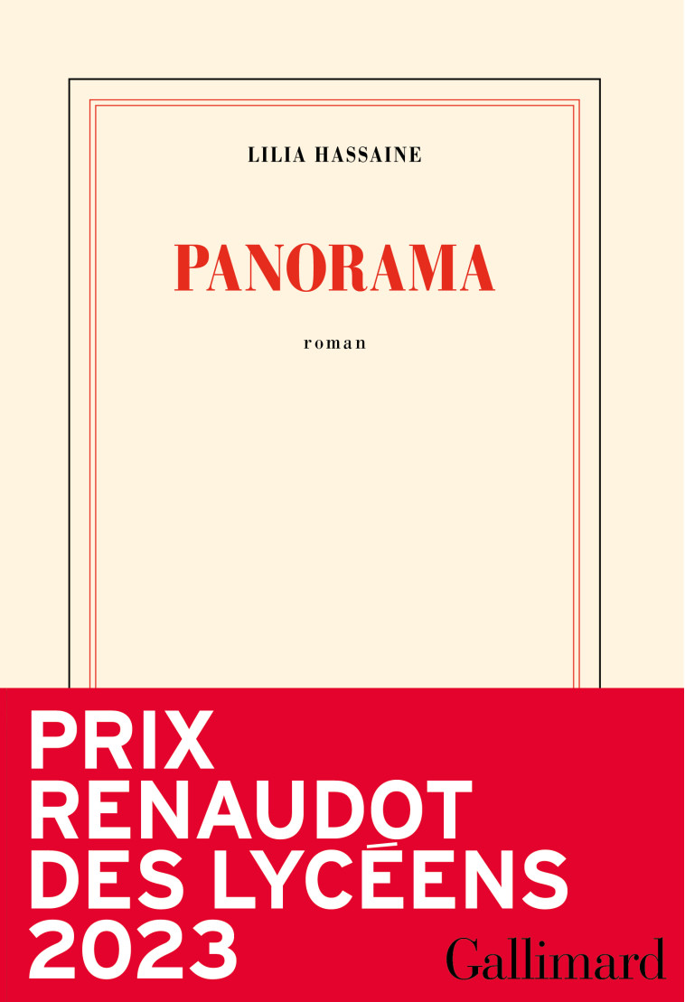 PANORAMA - Lilia Hassaine - GALLIMARD