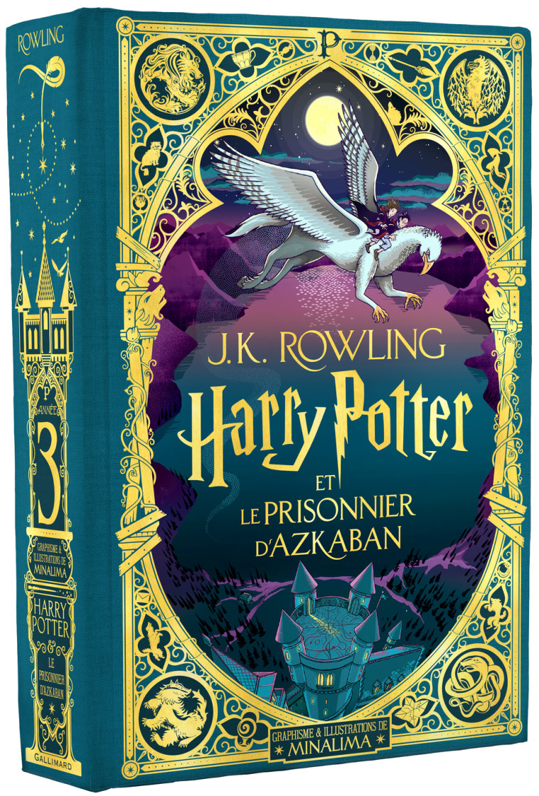 Harry Potter et le prisonnier d'Azkaban -  Minalima, J.K. ROWLING, Jean-François Ménard - GALLIMARD JEUNE