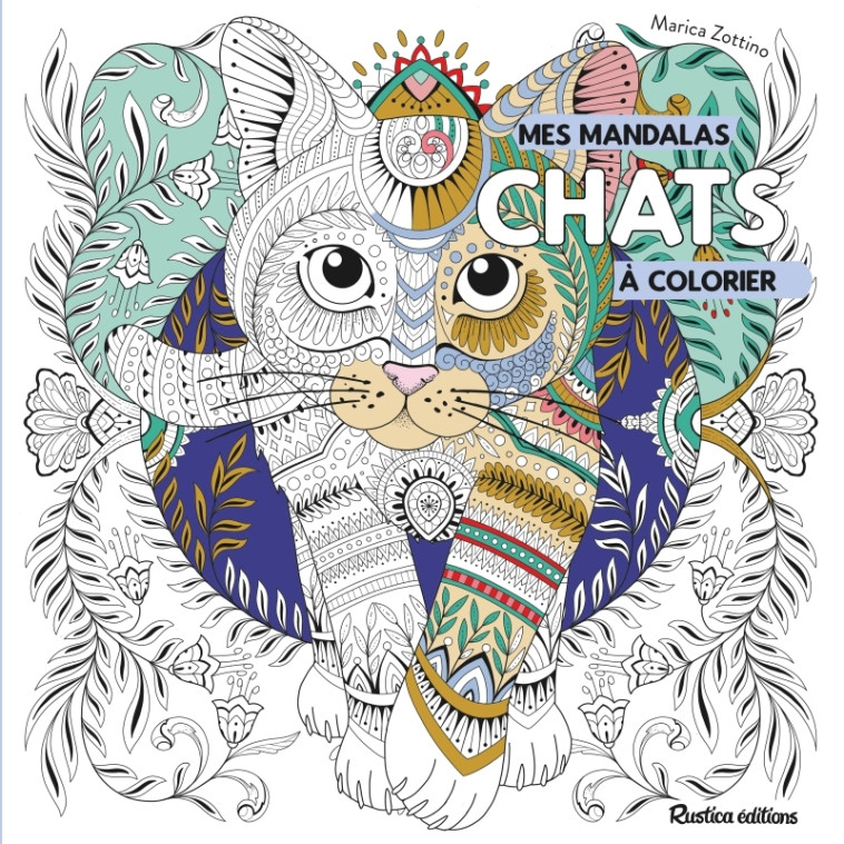 Mandalas à colorier : chats - Marica Zottino - RUSTICA