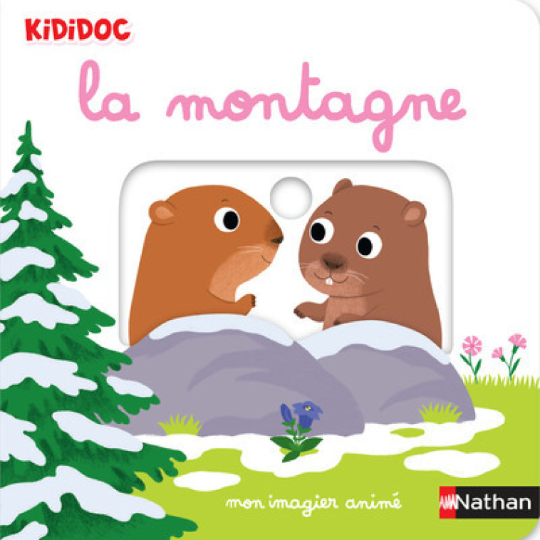 Mon imagier animé la montagne - Nathalie Choux - NATHAN