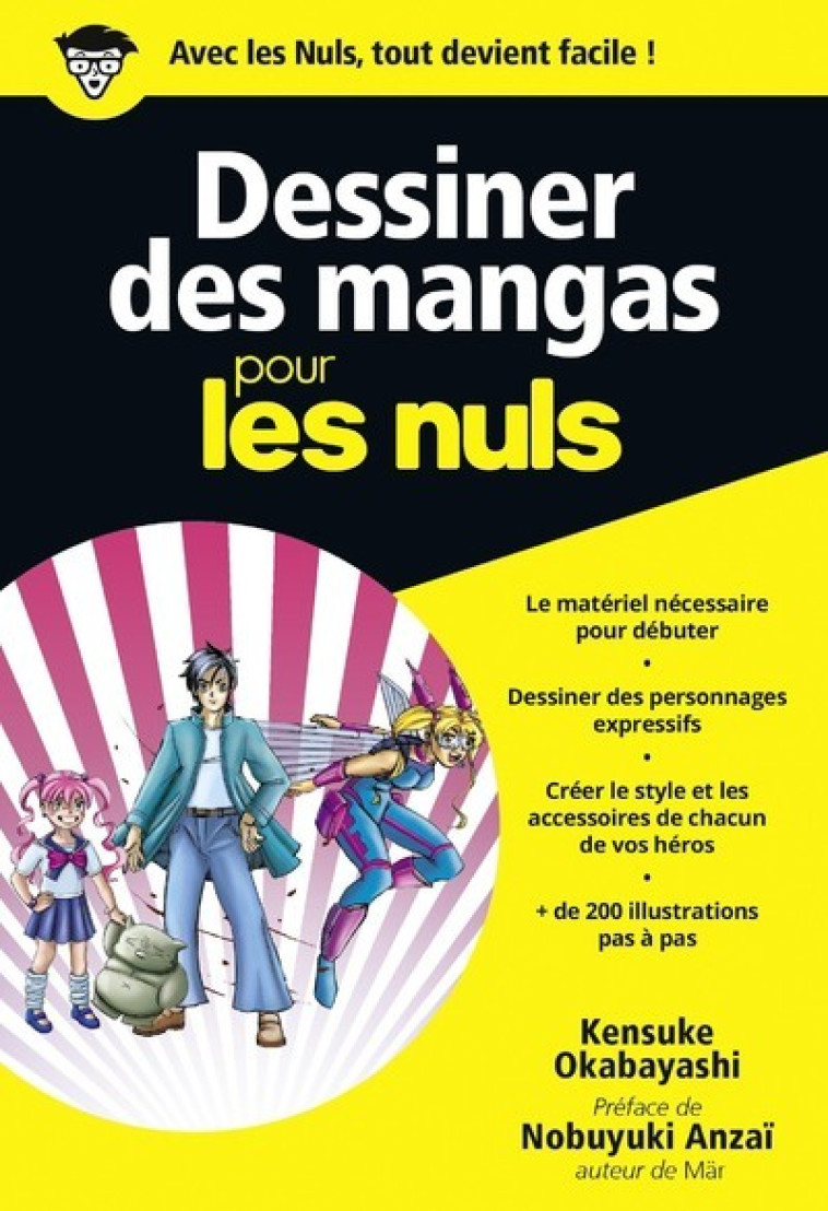 DESSINER DES MANGAS POCHE POUR LES NULS - Kensuke Okabayashi - POUR LES NULS