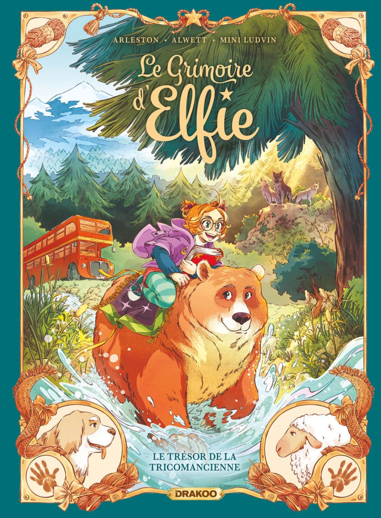 LE GRIMOIRE D-ELFIE - T04 - LE GRIMOIRE D-ELFIE - VOL. 04 - HISTOIRE COMPLETE - LE TRESOR DE LA TRIC - Christophe Arleston, Audrey Alwett, Mini Ludvin - DRAKOO