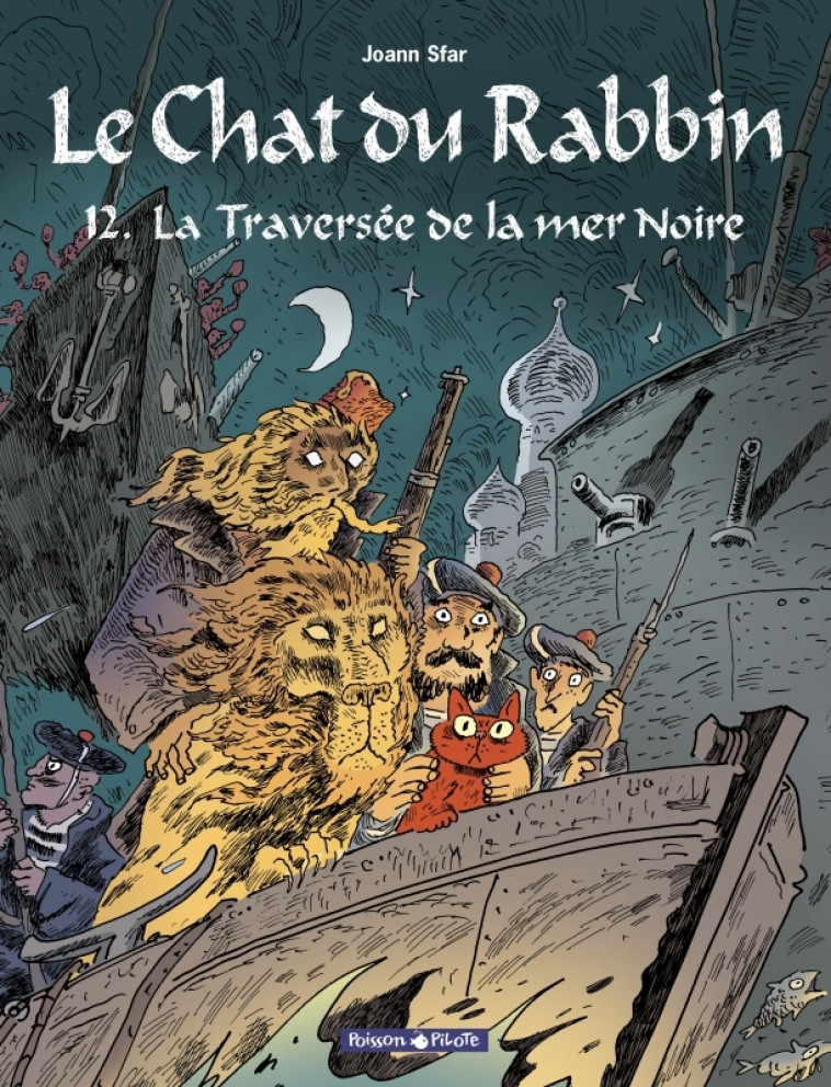 Le Chat du Rabbin  - Tome 12 - La Traversée de la mer Noire - Sfar Joann Sfar Joann - DARGAUD