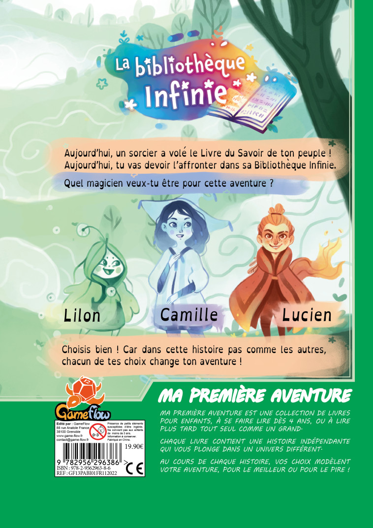 LA BIBLIOTHEQUE INFINIE - MA PREMIERE AVENTURE - Pauline Vallet - GAME FLOW