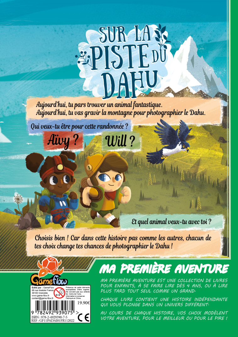 SUR LA PISTE DU DAHU - MA PREMIERE AVENTURE - Davy BERNARD - GAME FLOW