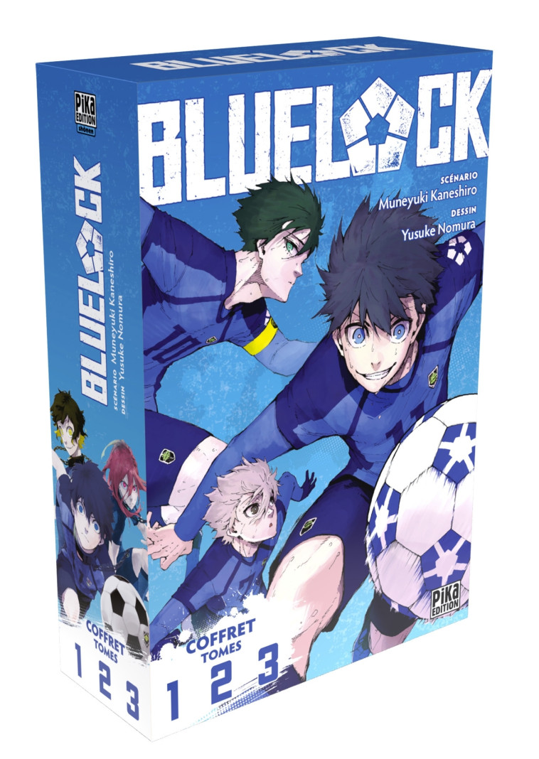 BLUE LOCK COFFRET T01 A T03 - Yusuke Nomura - PIKA