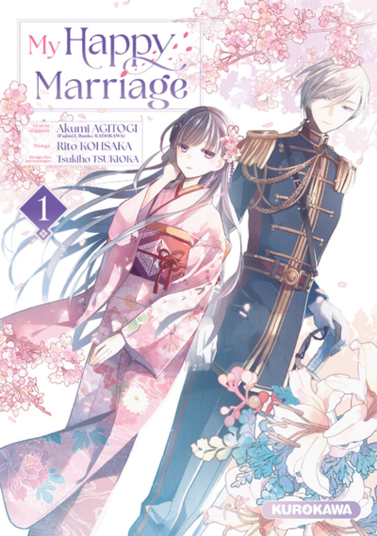 My happy marriage - Tome 1 - Akumi Agitogi, Tsukiho Tsukioka, Rito Kohsaka, Gaëlle Ruel - KUROKAWA