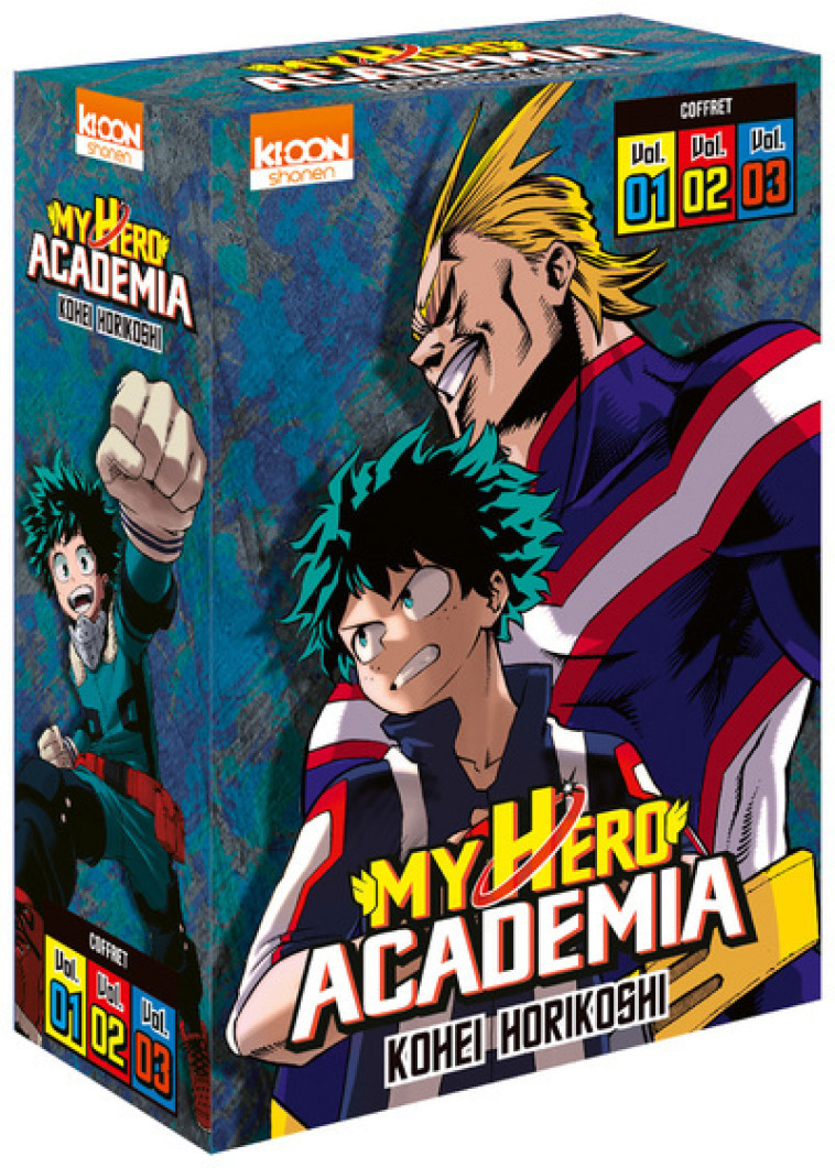 COFFRET MY HERO ACADEMIA VOL. 1 A 3 - Kohei Horikoshi - KI-OON